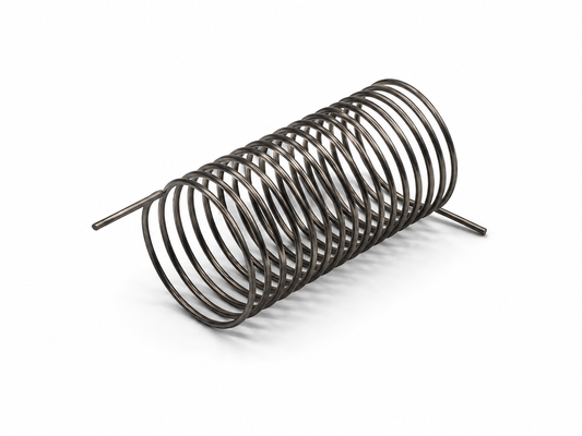High Precision Chrome Plated Coil Metric Compression Springs Industrial Grade OEM